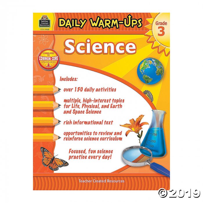 Daily Warm-Ups: Science - Grade 3 (1 Piece(s))