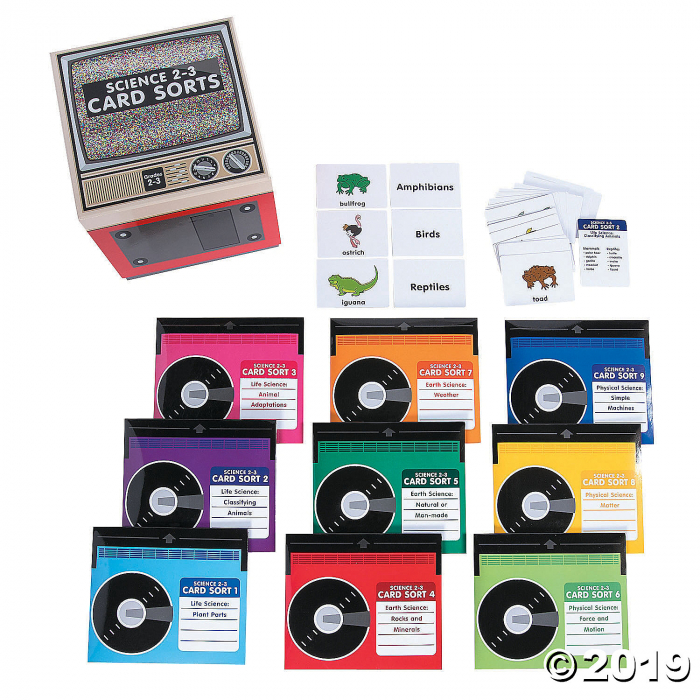 Science Card Sorts Set 2-3 (1 Set(s))