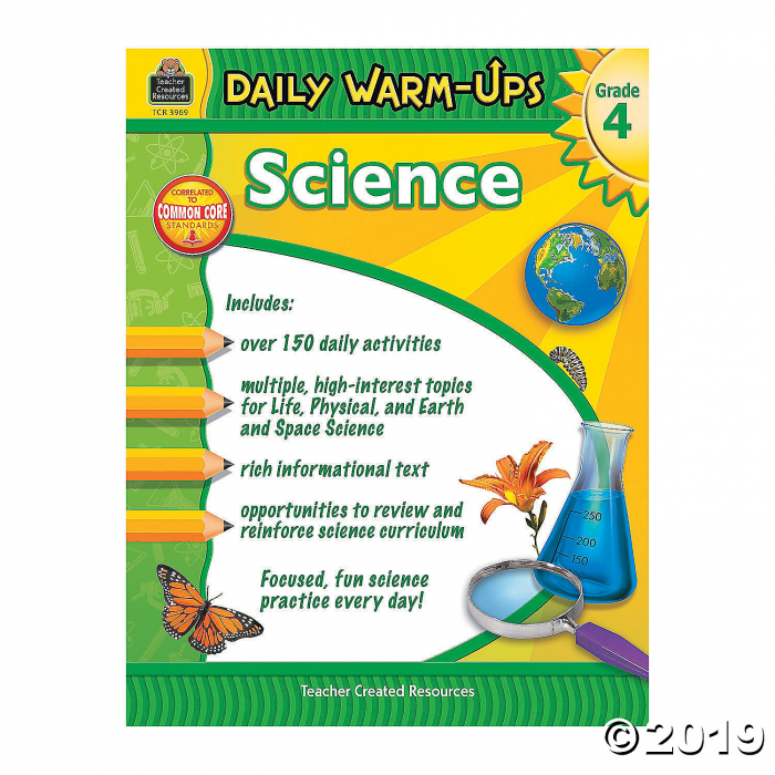 Daily Warm-Ups: Science - Grade 4 (1 Piece(s))