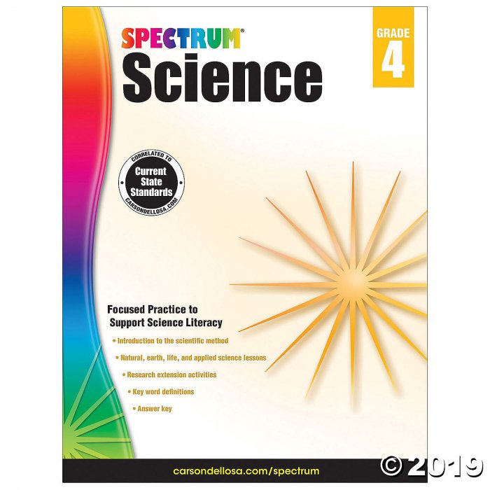 Spectrum® Science Workbook, Grade 4 (1 Piece(s))