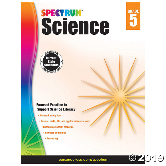 Spectrum® Science Workbook, Grade 5 (1 Piece(s))