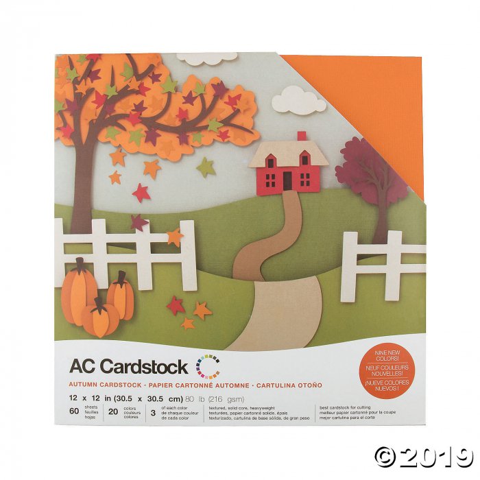American Crafts Autumn Cardstock Variety Pack (60 Sheet(s))
