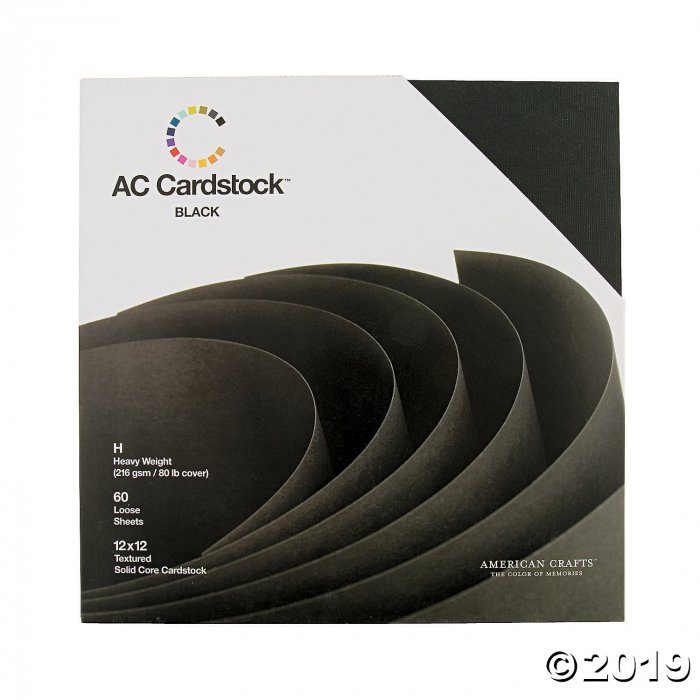 Black Cardstock Pack (60 Sheet(s))