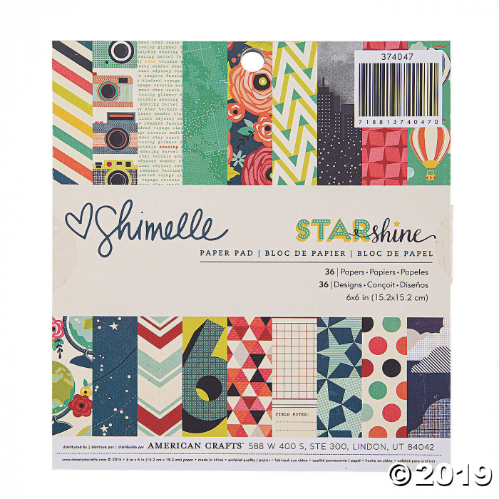 American Crafts Shimelle Starshine Paper Pad (1 Piece(s))