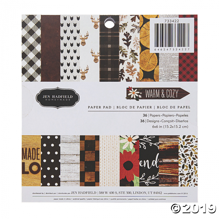 American Crafts Jen Hadfield Warm & Cozy Paper Pad (1 Piece(s))