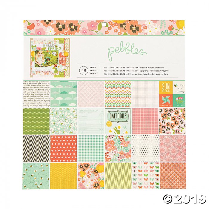 American Crafts Pebbles Garden Party Paper Pad (1 Piece(s))