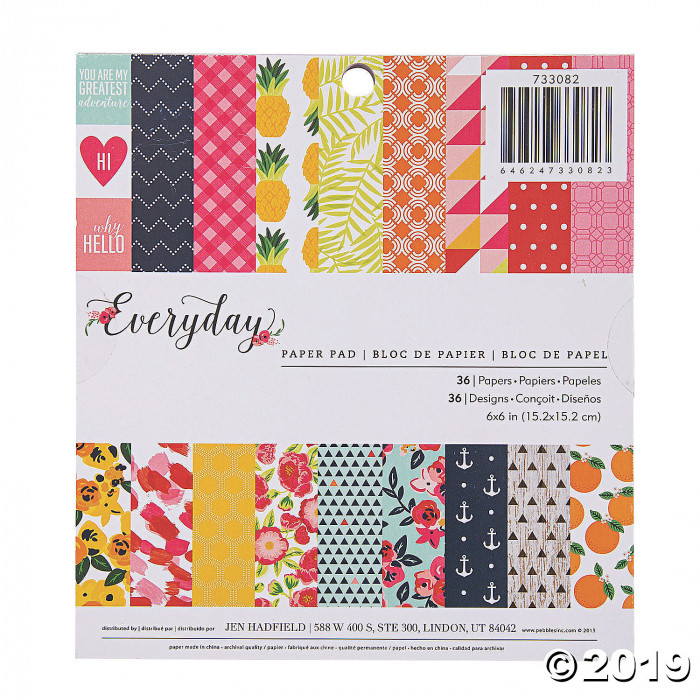 American Crafts Pebbles Jen Hadfield Everyday Paper Pad (1 Piece(s))