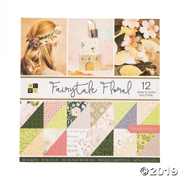 American Crafts Die Cuts with a View® Fairytale Floral Paper Stack (1 Unit(s))
