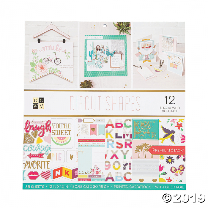 American Crafts Die Cuts with a View® Shapes Paper Stack (1 Unit(s))