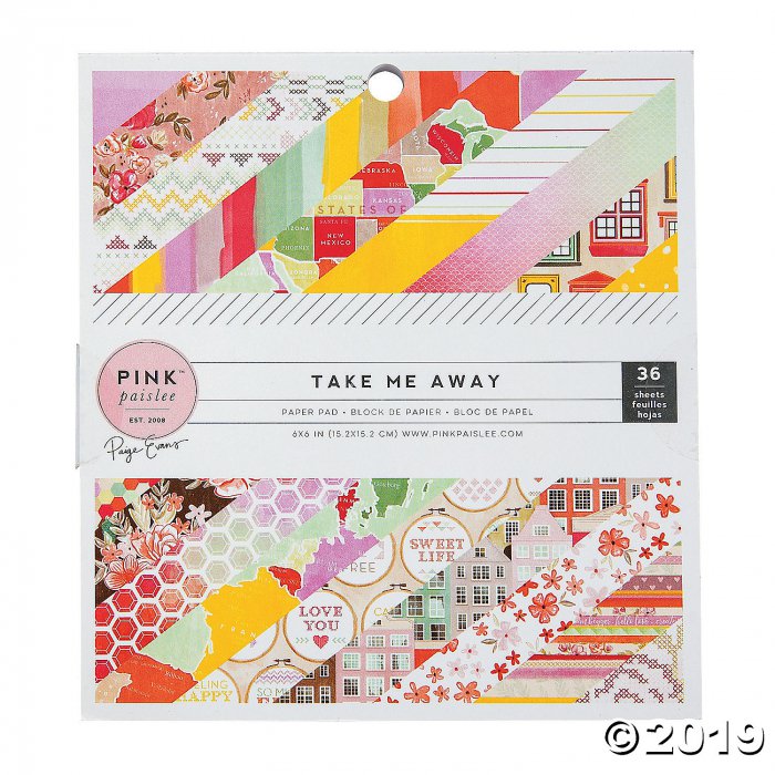 American Crafts Pink Paislee Paige Evans Take Me Away Paper Pad (1 Piece(s))