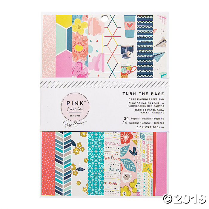 American Crafts Pink Paislee Paige Evans Turn the Page Paper Pad (1 Piece(s))