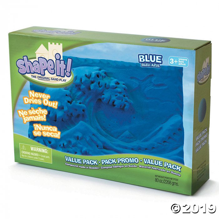 Shape It! - Space Blue Sand, 5lb Box (1 Unit(s))