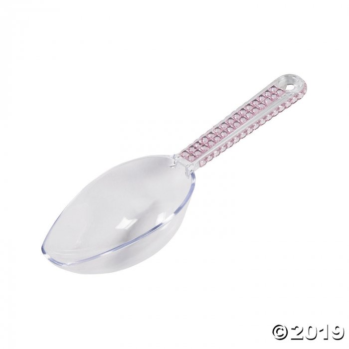 Clear Candy Scoop with Pink Gems (1 Piece(s))
