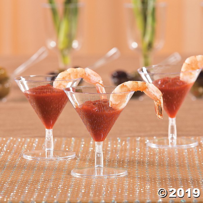 Mini Martini Appetizer Glasses (24 Piece(s))