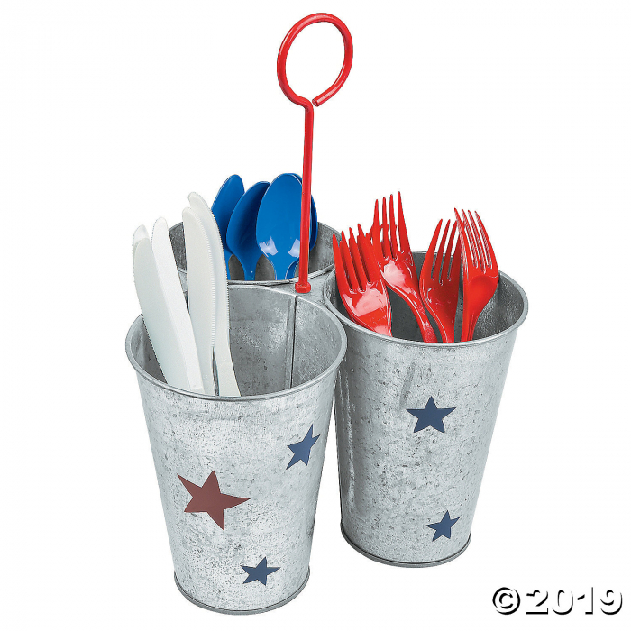 Patriotic Utensil Holder (1 Piece(s))
