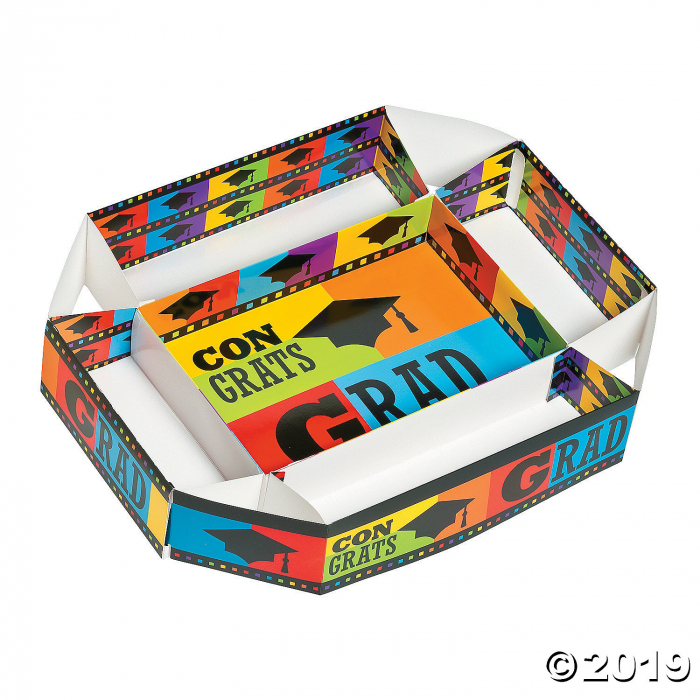 Snack Container Graduation Graduation Snack Tray (1 Piece(s)) | GlowUniverse.com
