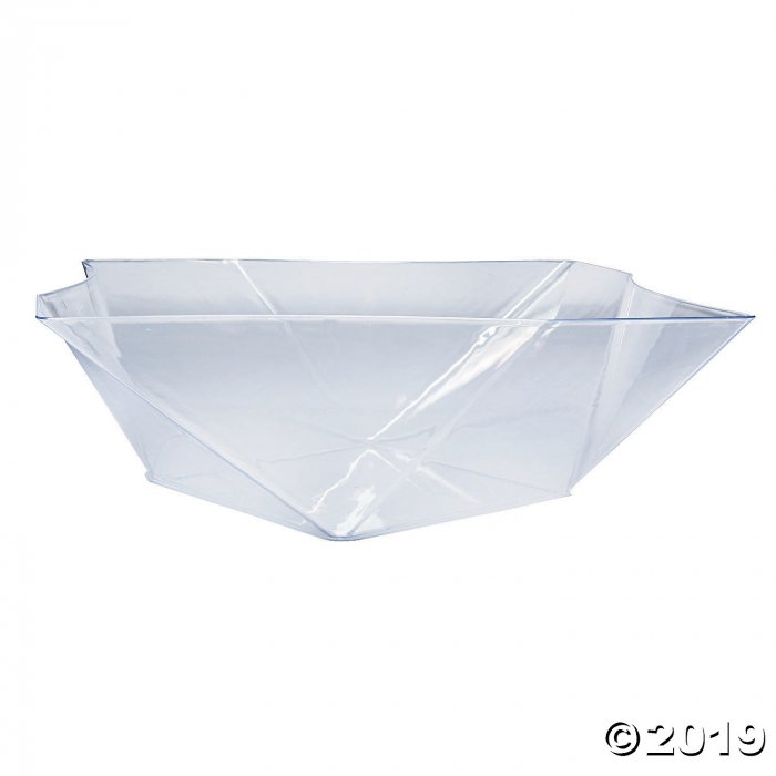 Premium Plastic Clear Twisted Large Serving Bowl (1 Piece(s))
