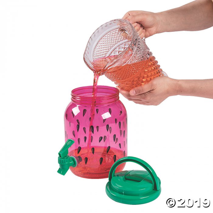 Watermelon Drink Dispenser with Cups (1 Set(s))