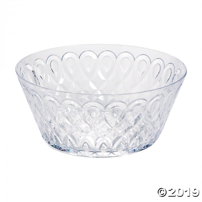 Clear Patterned Bowl (1 Piece(s))