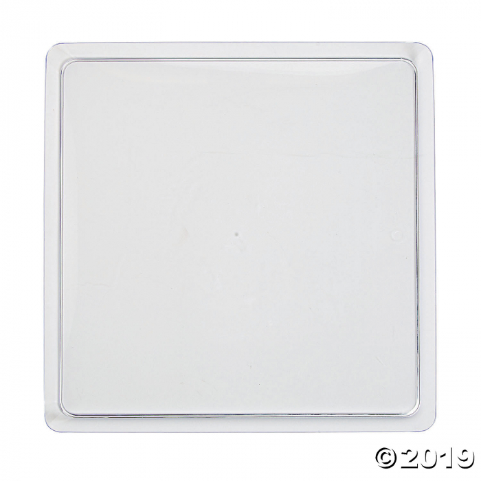 Clear Square Tray (1 Piece(s))