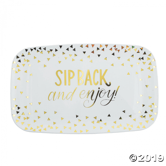 Sip Back & Enjoy Serving Tray (1 Piece(s))