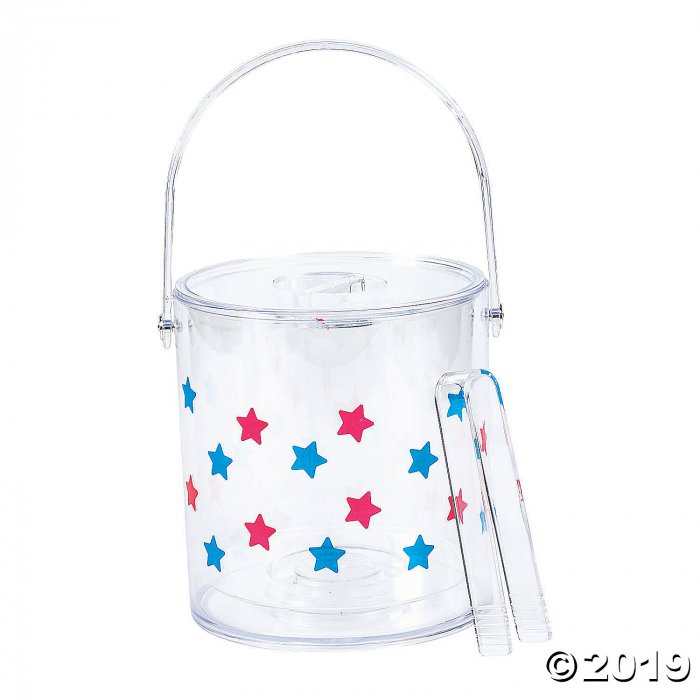 Patriotic Ice Bucket with Lid (1 Piece(s))