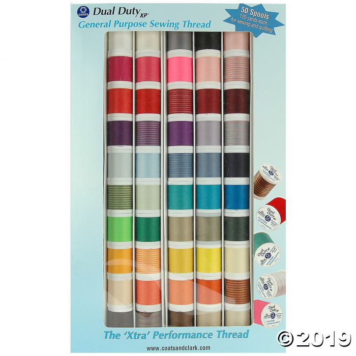 Coats Dual Duty Thread Assortment-50/Pkg (1 Piece(s))