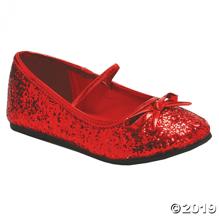 Red Glitter Ballet Shoes - Extra Small (1 Pair) Red Glitter Ballet Shoes - Extra Small (1 Pair)