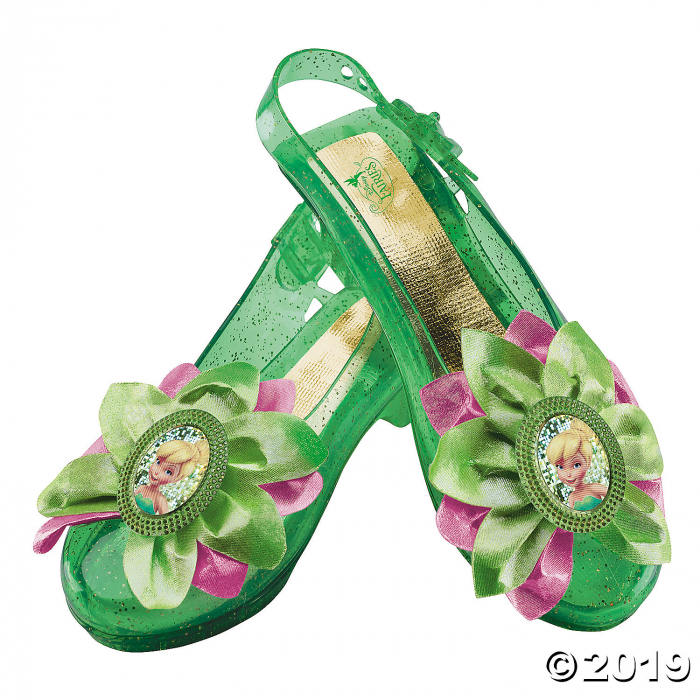 Girl's Tinker Bell Sparkle Shoes (1 Piece(s)) Girl's Tinker Bell Sparkle Shoes (1 Piece(s))