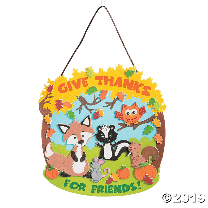 Thankful for Friends Sign Craft Kit (Makes 12)