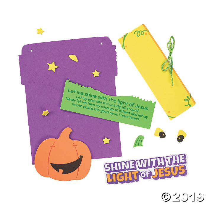 Christian Pumpkin Sign Craft Kit (Makes 12) | GlowUniverse.com