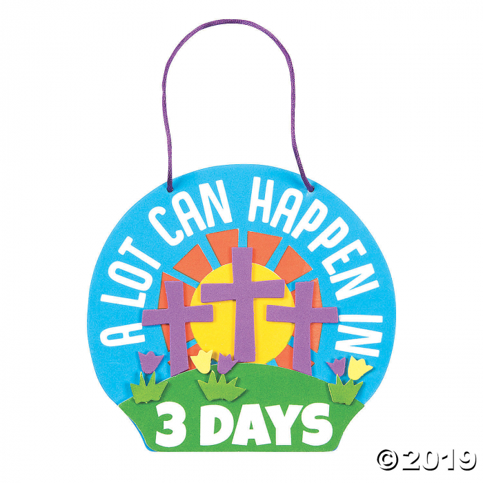 A Lot Can Happen In 3 Days Sign Craft Kit (Makes 12)