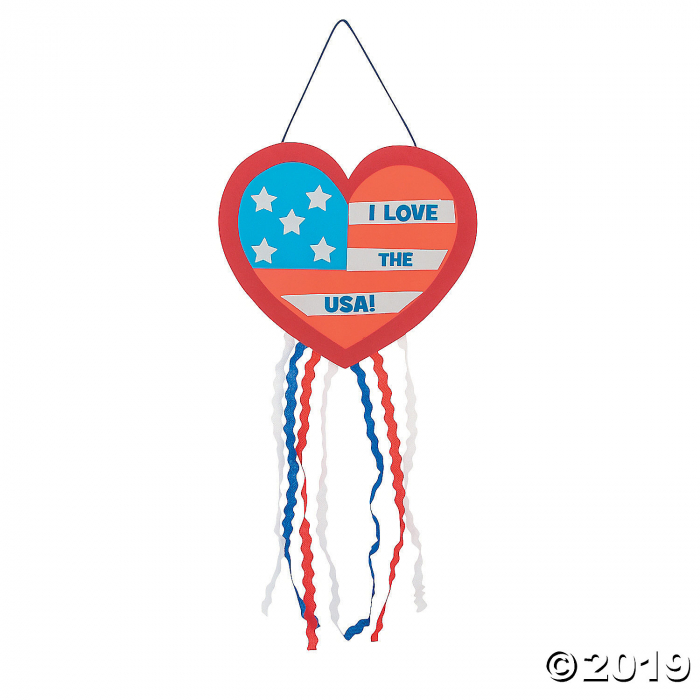 American Flag Sign Craft Kit (Makes 12)