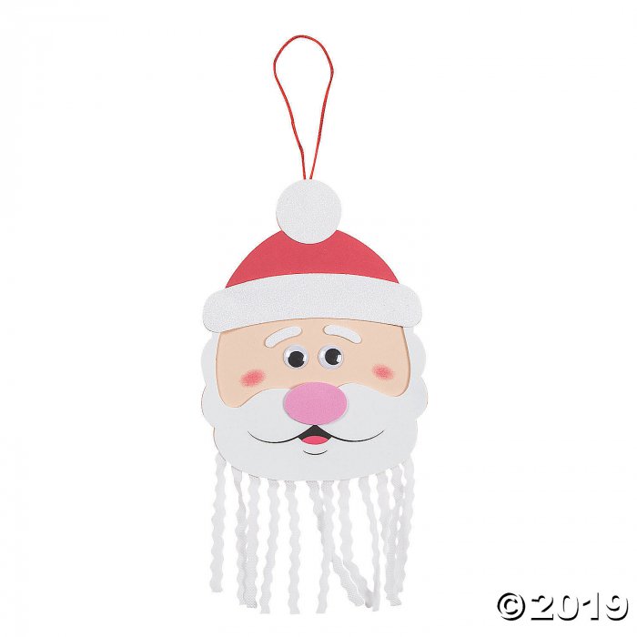 Santa Hanging Sign Craft Kit (Makes 12)