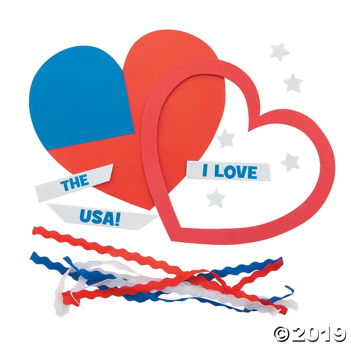 American Flag Sign Craft Kit (Makes 12)