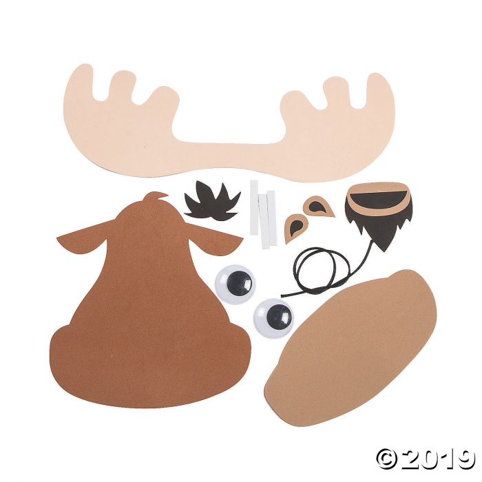 Jumbo Moose Sign Craft Kit (Makes 12)