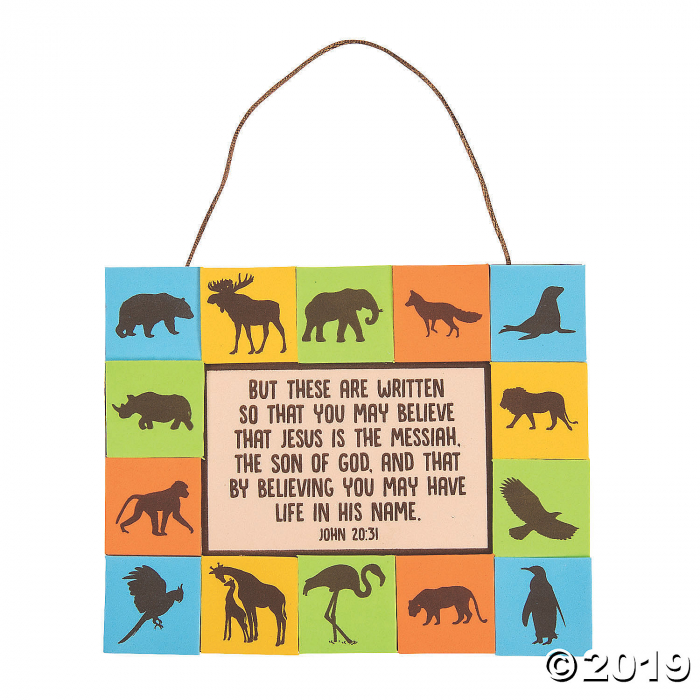 Wild Encounters VBS Verse Sign Craft Kit (Makes 12)