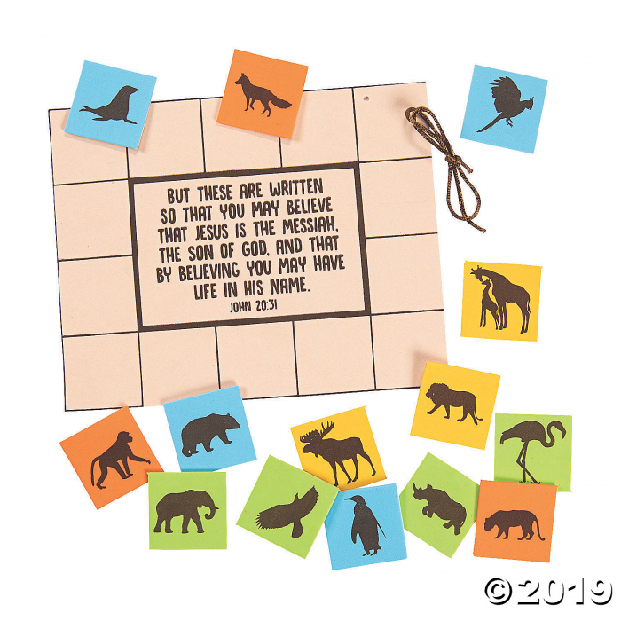Wild Encounters VBS Verse Sign Craft Kit (Makes 12)