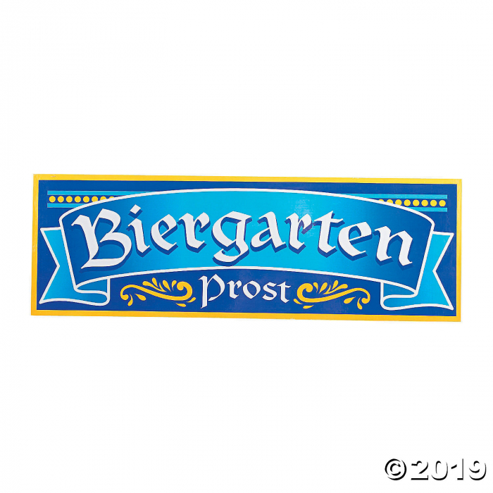 Biergarten Sign (1 Piece(s)) Biergarten Sign (1 Piece(s))