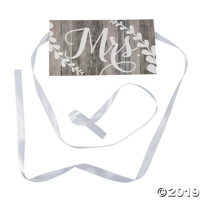 Mrs. Chair Wedding Sign (1 Piece(s))