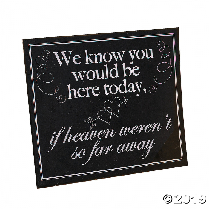 Memorial Wedding Sign (1 Piece(s))
