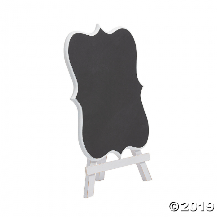 White Chalkboard Easel Sign (1 Piece(s)) White Chalkboard Easel Sign (1 Piece(s))