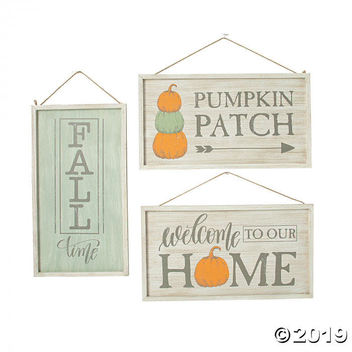 Farmhouse Fall Signs (1 Set(s))