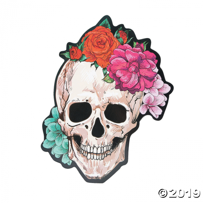 Spooky Floral Sign Halloween Decoration (1 Piece(s))