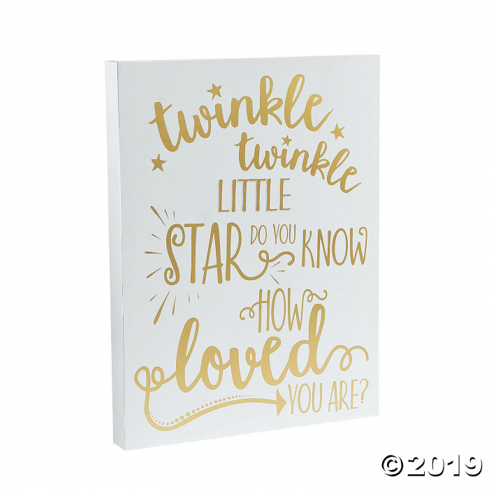 Twinkle Twinkle Little Star Sign (1 Piece(s))