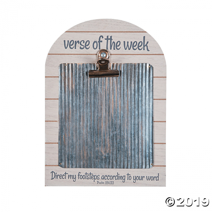 Verse of the Week Clipboard Sign (1 Piece(s))