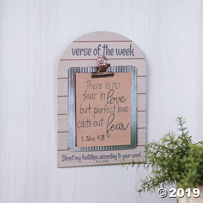 Verse of the Week Clipboard Sign (1 Piece(s))
