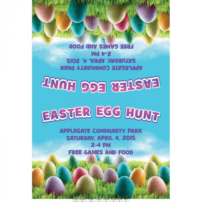 Personalized Easter Egg Hunt Yard Sign (1 Piece(s))