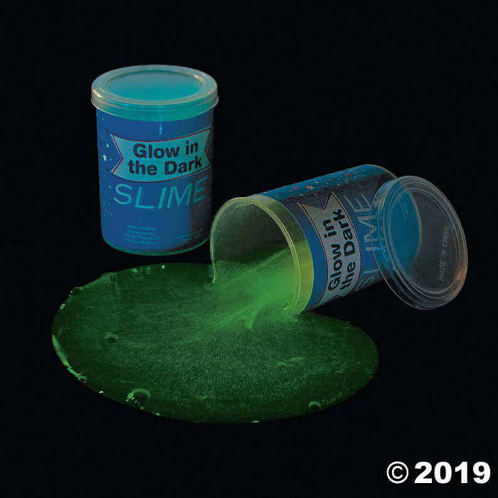 Glow-in-the-Dark Patriotic Slime (Per Dozen)