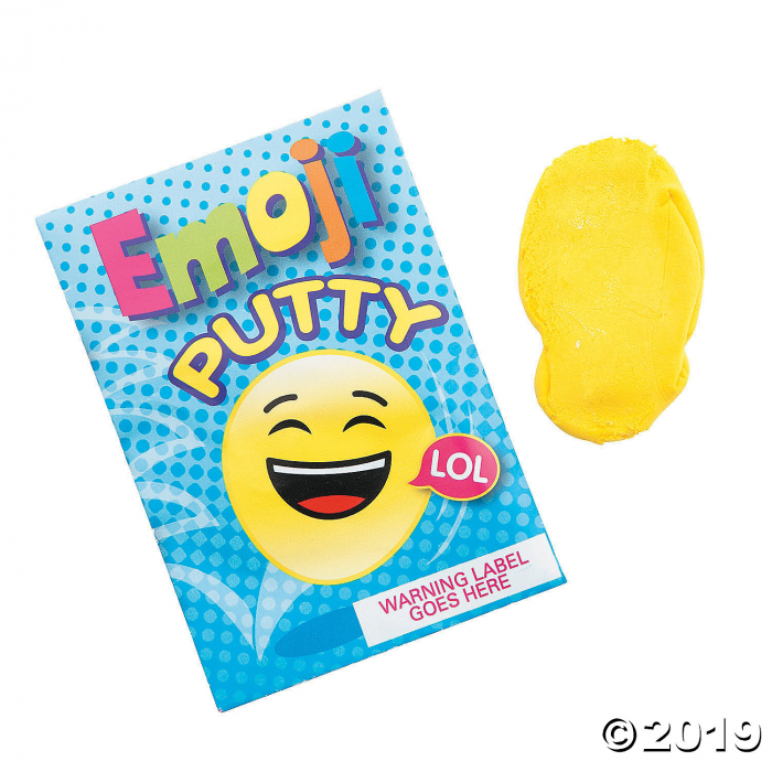 Emoji Putty Pouches (Per Dozen)